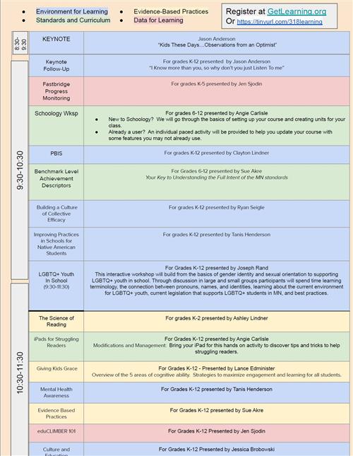 Teaching & Learning Sessions